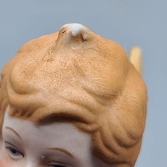 Mann Ceramic Fairy Sitting On A Tree Music Box 1982 Twaian - Picture 10 of 12